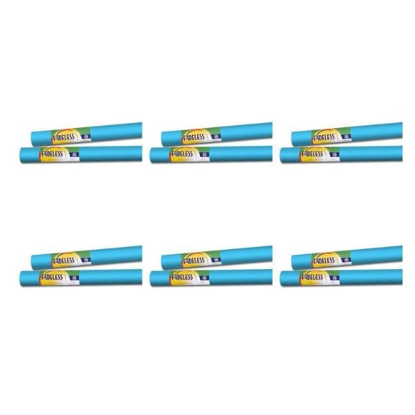 Fadeless Display Rolls 1.2M X 3.7M Azure Blue - 10 Pack - ABC School Supplies