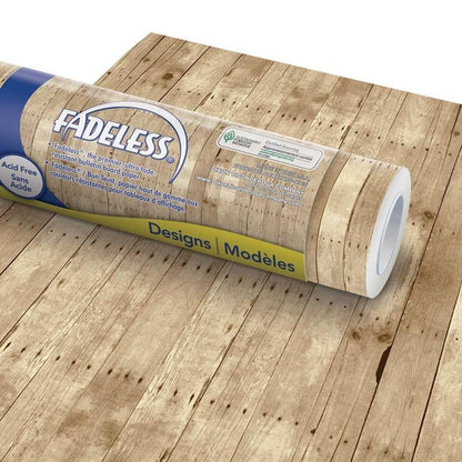 Fadeless Display Rolls 1.2m x 3.7m Wood Weathered - ABC School Supplies