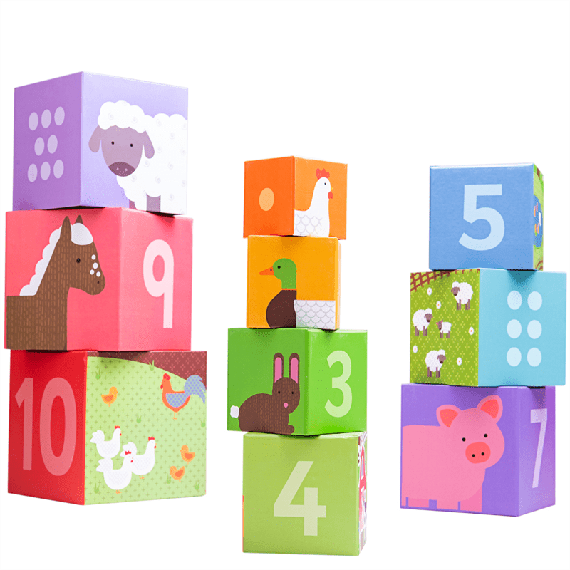Farmyard Stacking Cubes - ABC School Supplies