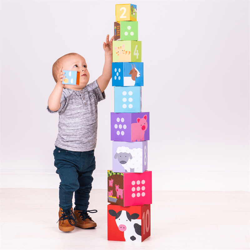 Farmyard Stacking Cubes - ABC School Supplies