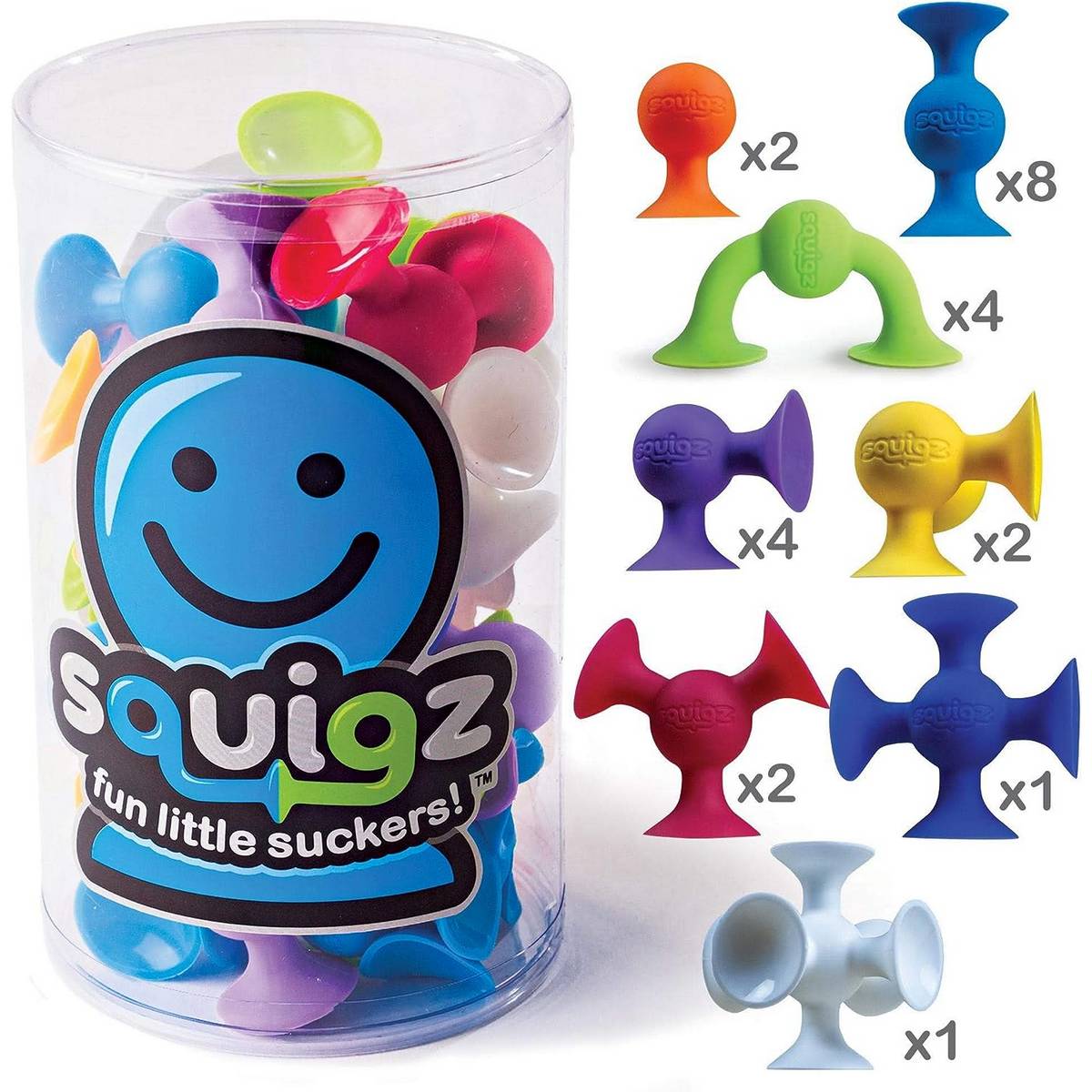 Fat Brain Squigz Starter 22 Piece Set - ABC School Supplies