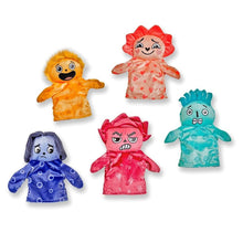 Feelings Family™ Hand Puppets Loved, Nervous, Frustrated, Lonely, and Excited - ABC School Supplies