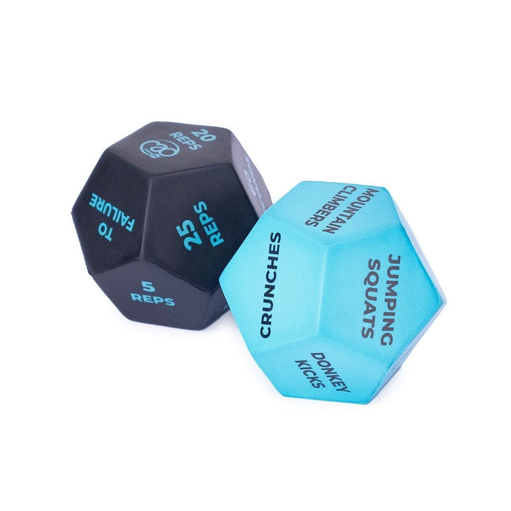 Fitness Mad 12 Sided Fitness Dice Set Of 2 - ABC School Supplies
