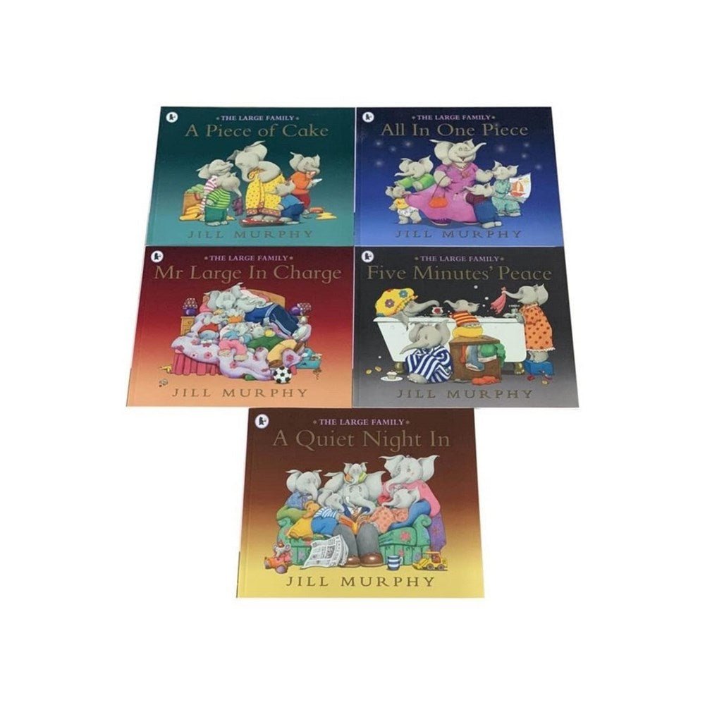 **Five Minutes Peace & Other Stories (Large Family Collection) 5 Books Set By Jill Murphy - Age 3 Years And Up - Paperback - ABC School Supplies