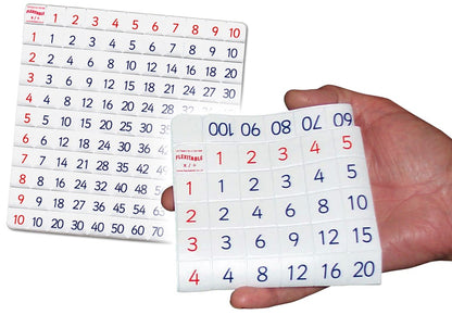 **Flexitable 12 x 12 Multiplication/Division Grid & Lesson Booklet Pack of 30