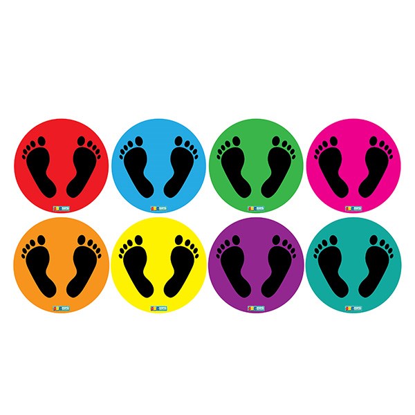 Queue-Marks: Floor Stickers