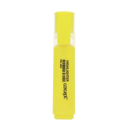 Fluorescent Highlighter - Yellow (Pack of 10) - ABC School Supplies