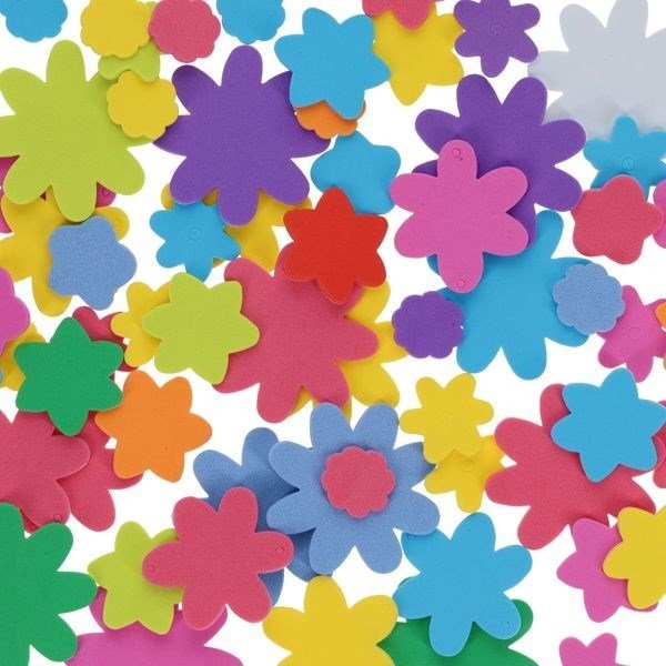 Foam Flowers Tub - ABC School Supplies