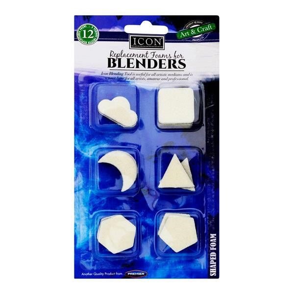 **Foam Shapes Assorted Pack Of 12 - ABC School Supplies