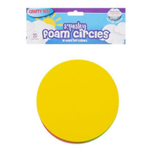 Foam Sheets - Circles Pack Of 20 - ABC School Supplies
