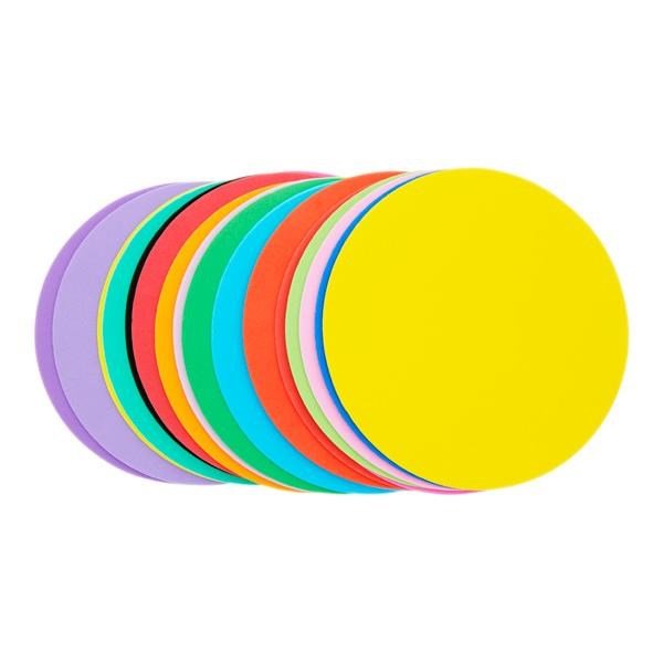 Foam Sheets - Circles Pack Of 20 - ABC School Supplies