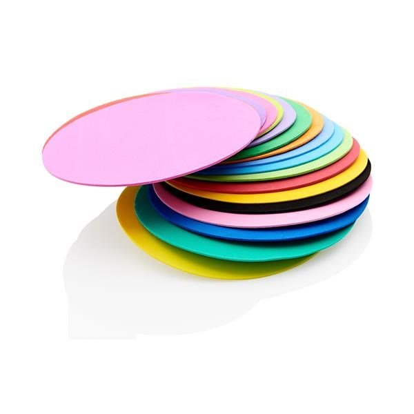 Foam Sheets - Circles Pack Of 20 - ABC School Supplies