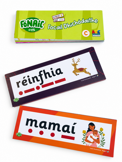 Fónaic le Fís C Focail Dhíchódaithe Set Of 100