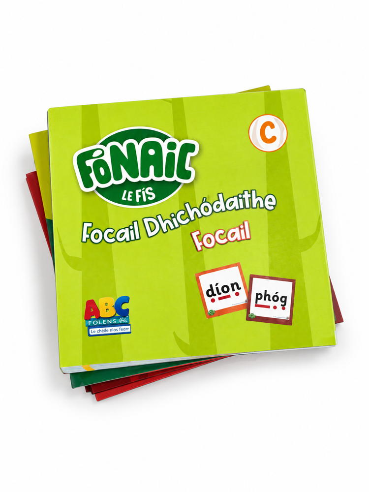 Fónaic le Fís C  Focail Dhíchódaithe Focail Set Of 100
