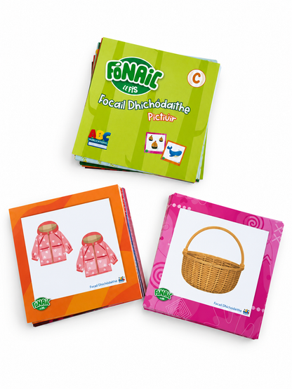 Fónaic le Fís C  Focail Dhíchódaithe PictiúirSet Of 100