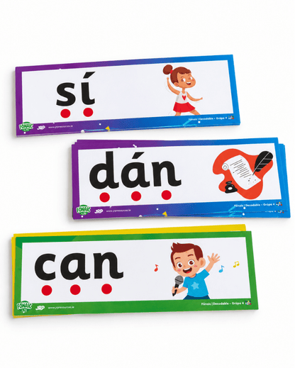 Fonaic Le Fis A Decodable Flashcards Set Of 59 - ABC School Supplies