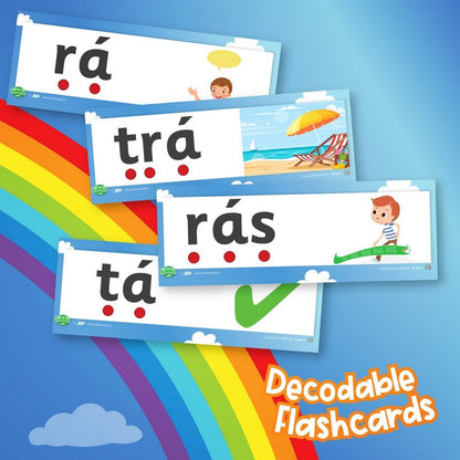 Fónaic Le Fís A Flashcards (Pack Of 8) - ABC School Supplies