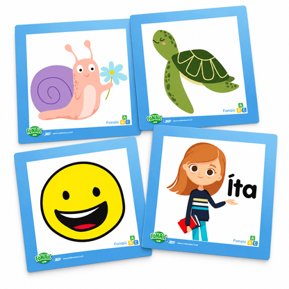 Fónaic Le Fís A Flashcards (Pack Of 8) - ABC School Supplies