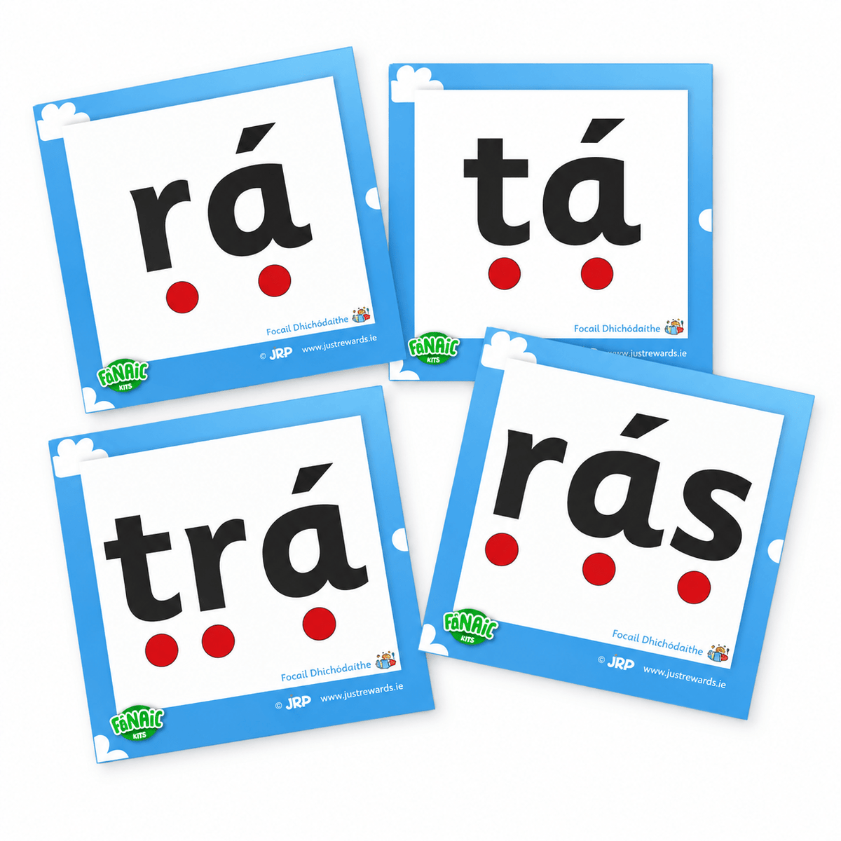 Fónaic Le Fís A Flashcards (Pack Of 8) - ABC School Supplies