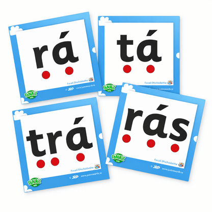 Fónaic Le Fís A Flashcards (Pack Of 8) - ABC School Supplies
