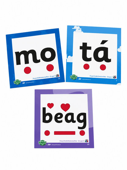 Fonaic Le Fis A High Frequency Words Flashcards Set Of 55 - ABC School Supplies