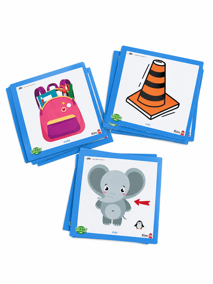 Fonaic Le Fis A Rim Flashcards Set Of 49 - ABC School Supplies