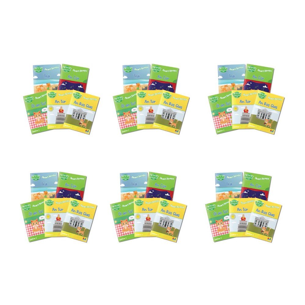 Fonaic le Fis AbairtÃ­ Beaga â€“ Decodable Readers Set 1 - 6 Pack - ABC School Supplies