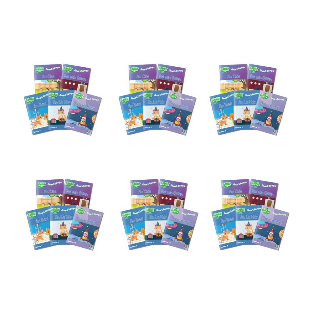 Fonaic le Fis AbairtÃ­ Beaga â€“ Decodable Readers Set 2 - 6 Pack - ABC School Supplies