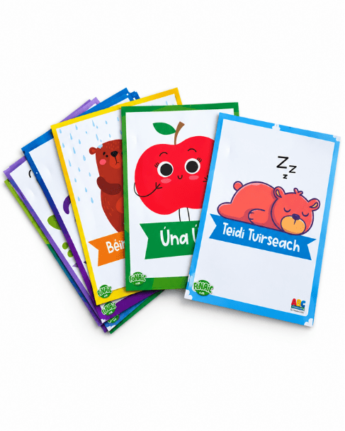 Fónaic le Fís B - A4 Póstaeir na gCarachtar Set of 30 - ABC School Supplies
