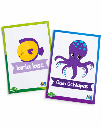 Fónaic le Fís B - A4 Póstaeir na gCarachtar Set of 30 - ABC School Supplies