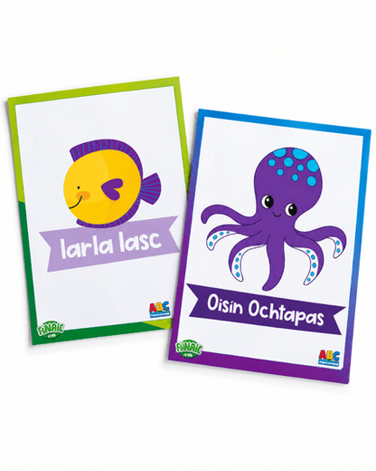 Fónaic le Fís B - A4 Póstaeir na gCarachtar Set of 30 - ABC School Supplies