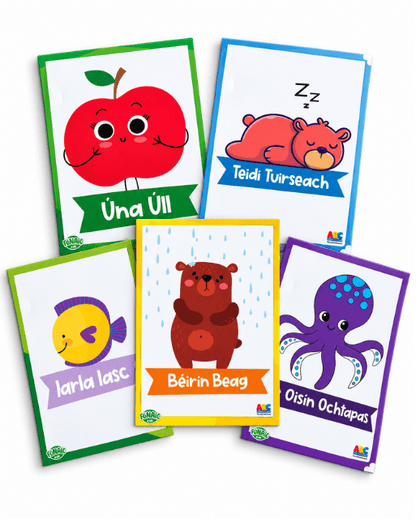 Fónaic le Fís B - A4 Póstaeir na gCarachtar Set of 30 - ABC School Supplies