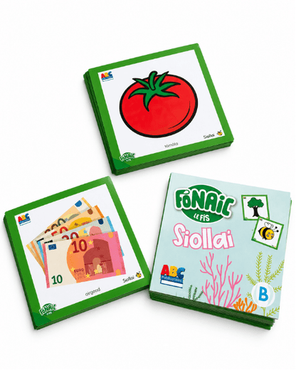 Fónaic le Fís B Siolla­ Flashcards Set Of 41 - ABC School Supplies