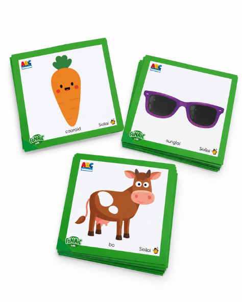 Fónaic le Fís B Siolla­ Flashcards Set Of 41 - ABC School Supplies