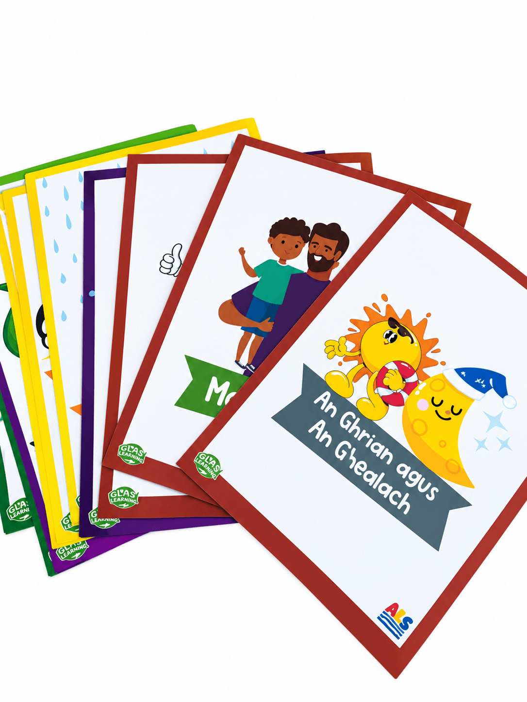 Fónaic le Fís C - A4 Póstaeir na gCarachtar Set of 42 - ABC School Supplies