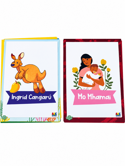 Fónaic le Fís C - A4 Póstaeir na gCarachtar Set of 42 - ABC School Supplies