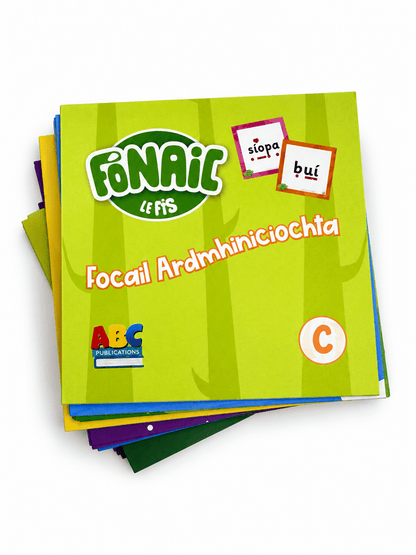 Fónaic le Fís C Focail Ardmhinicíochta Flashcards Set Of 90 - ABC School Supplies