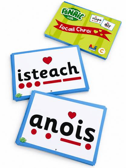Fónaic le Fís C Focail Chroí Set Of 35 - ABC School Supplies