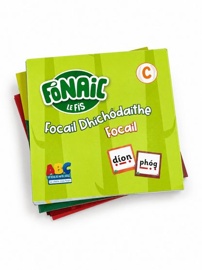 Fónaic le Fís C Focail Dhíchódaithe Focail Set Of 100 - ABC School Supplies