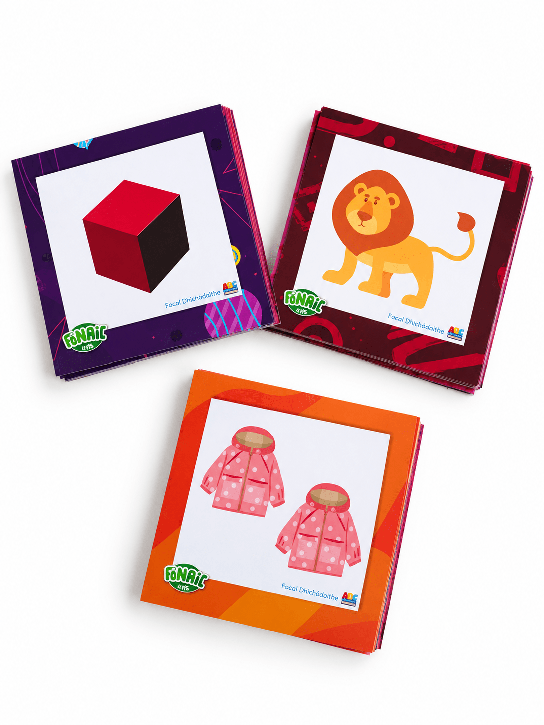 Fónaic le Fís C Focail Dhíchódaithe PictiúirSet Of 100 - ABC School Supplies