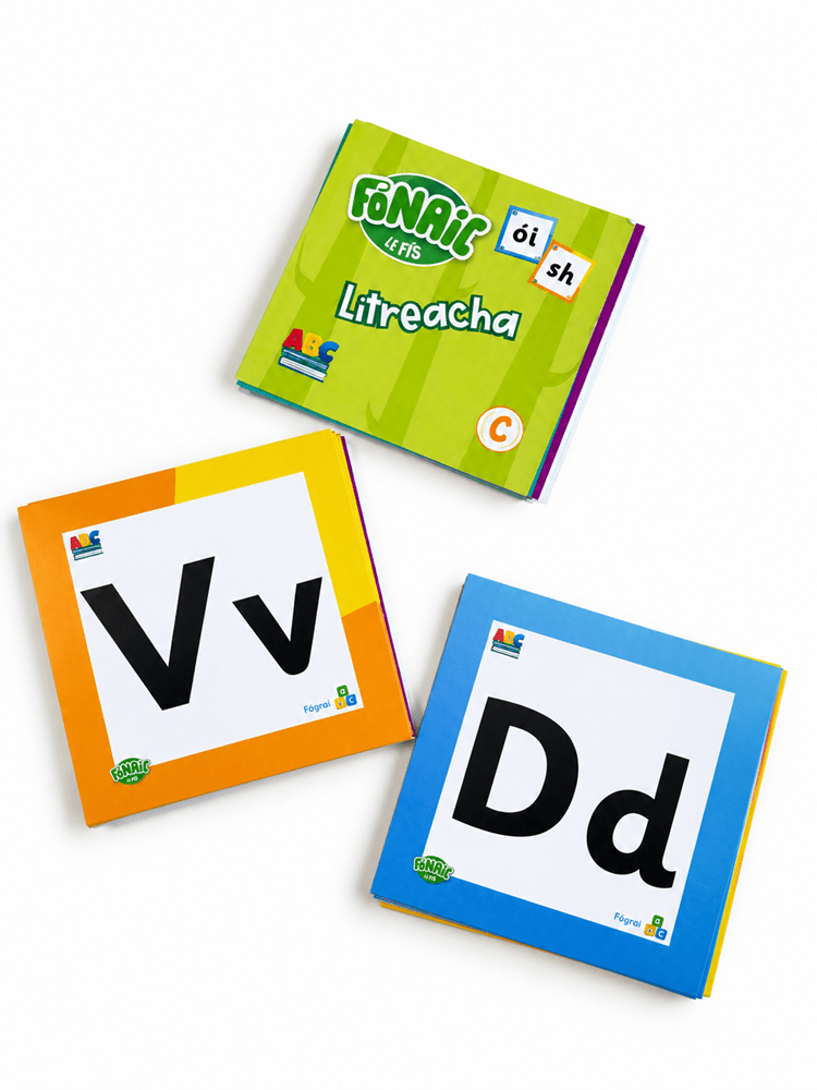 Fónaic Le Fis C Litreacha set of 56 - ABC School Supplies