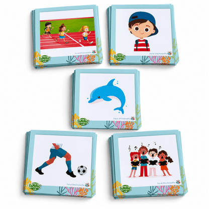 Fónaic le Fís Focail Dhíchódaithe Pictiúir Set Of 90 - ABC School Supplies