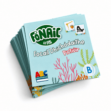 Fónaic le Fís Focail Dhíchódaithe Pictiúir Set Of 90 - ABC School Supplies