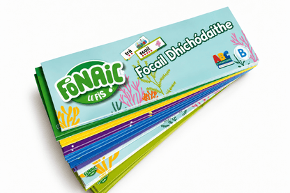 Fónaic le Fís Focail Dhíchódaithe Set Of 86 - ABC School Supplies