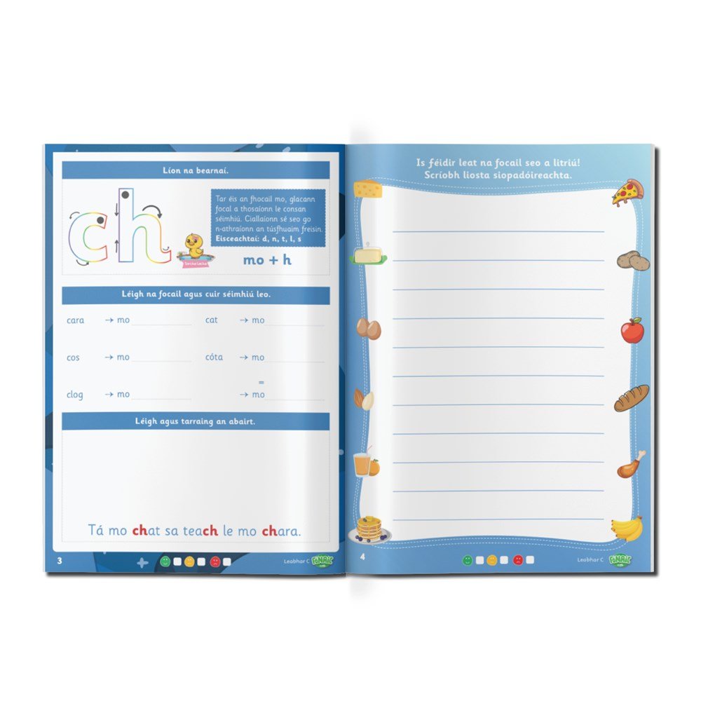 Fónaic le Fís Leabhar C Pack (incl Leabhrán Fuaime) - ABC School Supplies