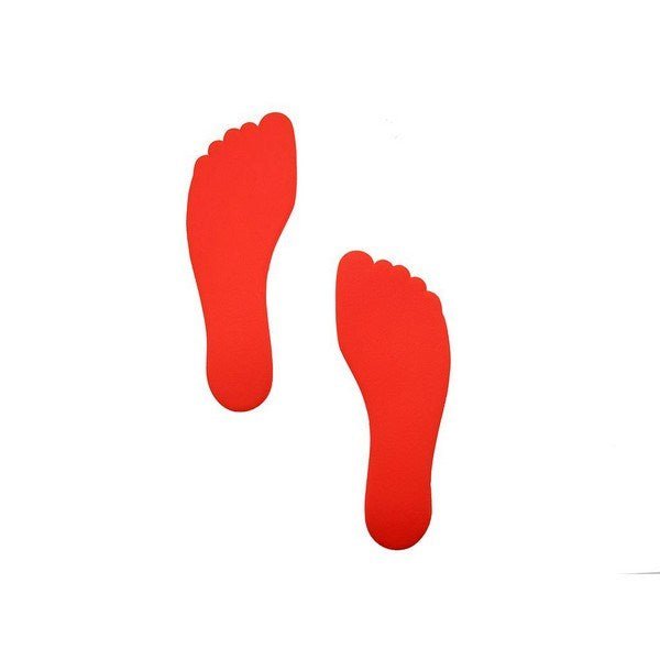 Foot Floor Marker (Pack of 6) - ABC School Supplies