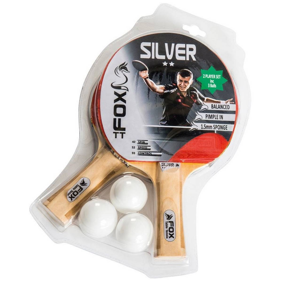 Fox Tt Silver 2 Player Table Tennis Set - ABC School Supplies
