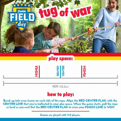 Franklin Field Day Tug Of War Rope 20Ft - ABC School Supplies