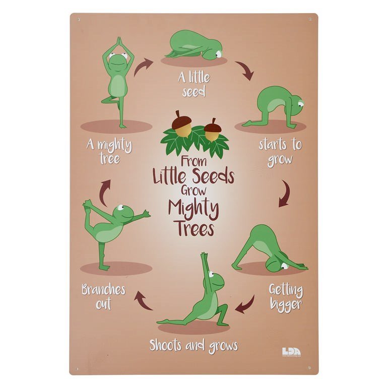 From Little Seeds Yoga Board - ABC School Supplies