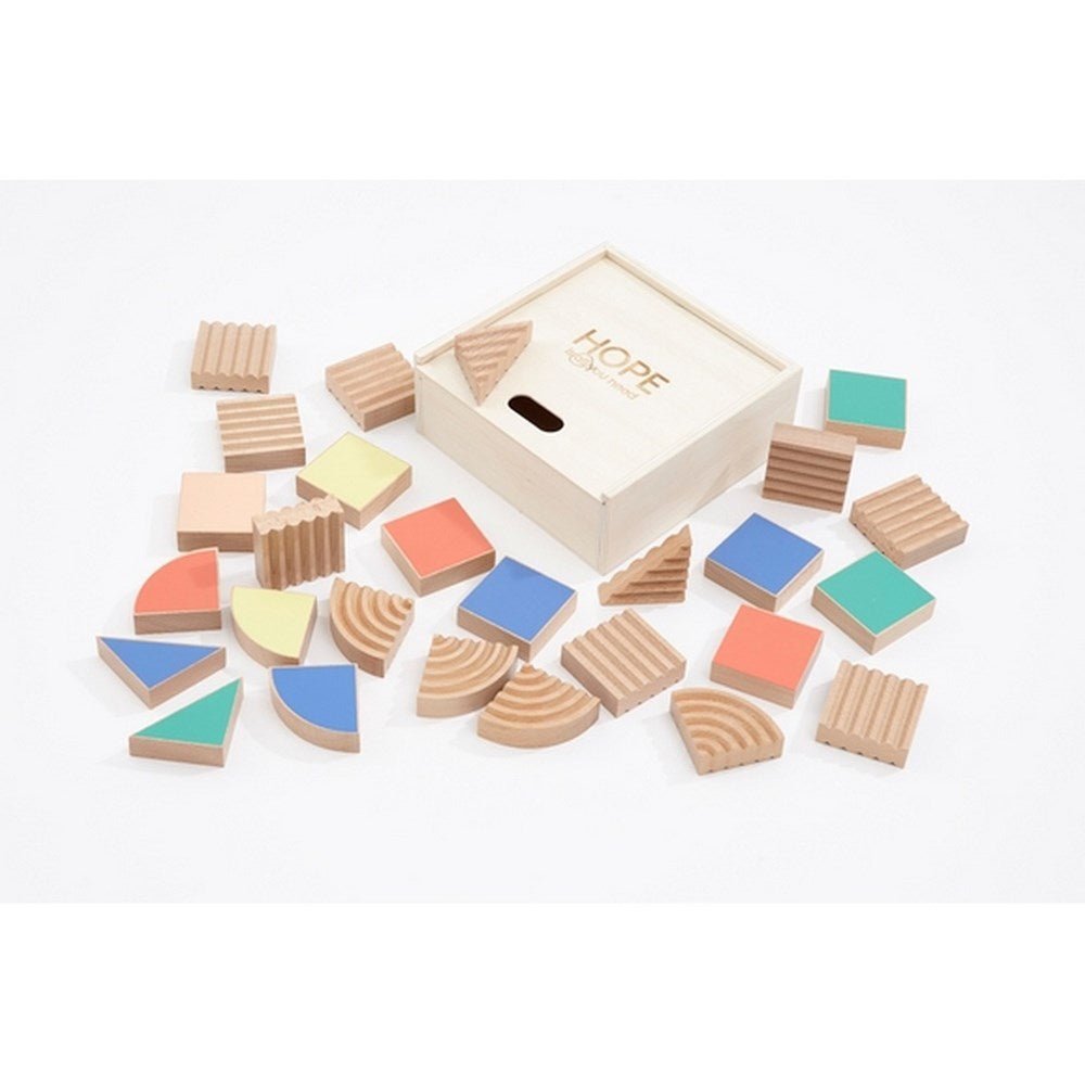 Fsc Rippled Wooden Blocks From Hope - ABC School Supplies